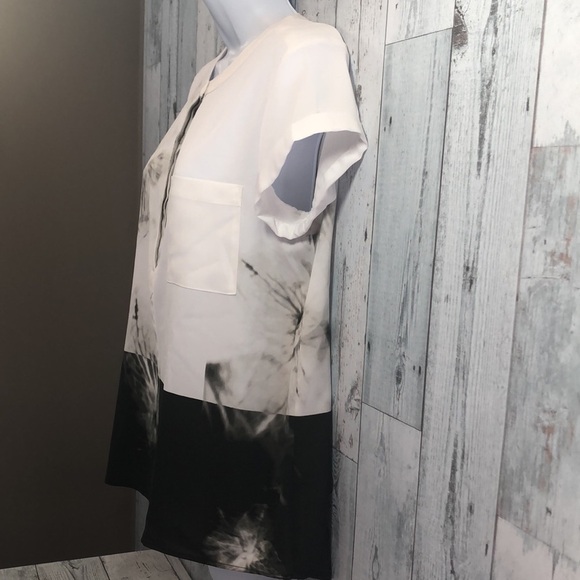 Simply Vera Wang Cuffed Short Sleeve Petite Top Medium Petite - Picture 4 of 10